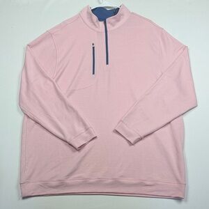 Walter Hagen Light Pink Quarter-Zip Pullover XXL NWT!